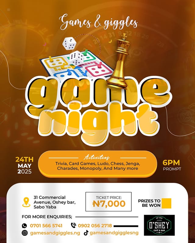 24 May 2025, Game Night