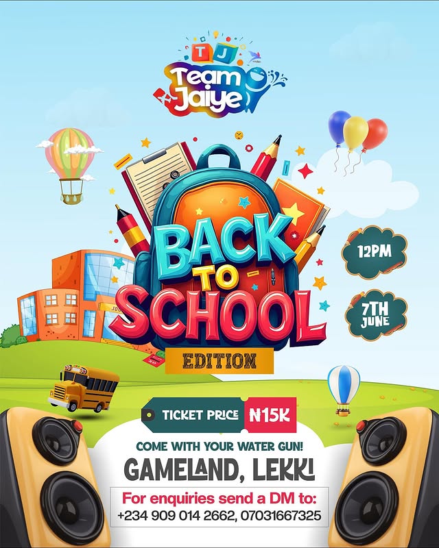 07 Jun. 2025, Team Jaiye Back to School Edition