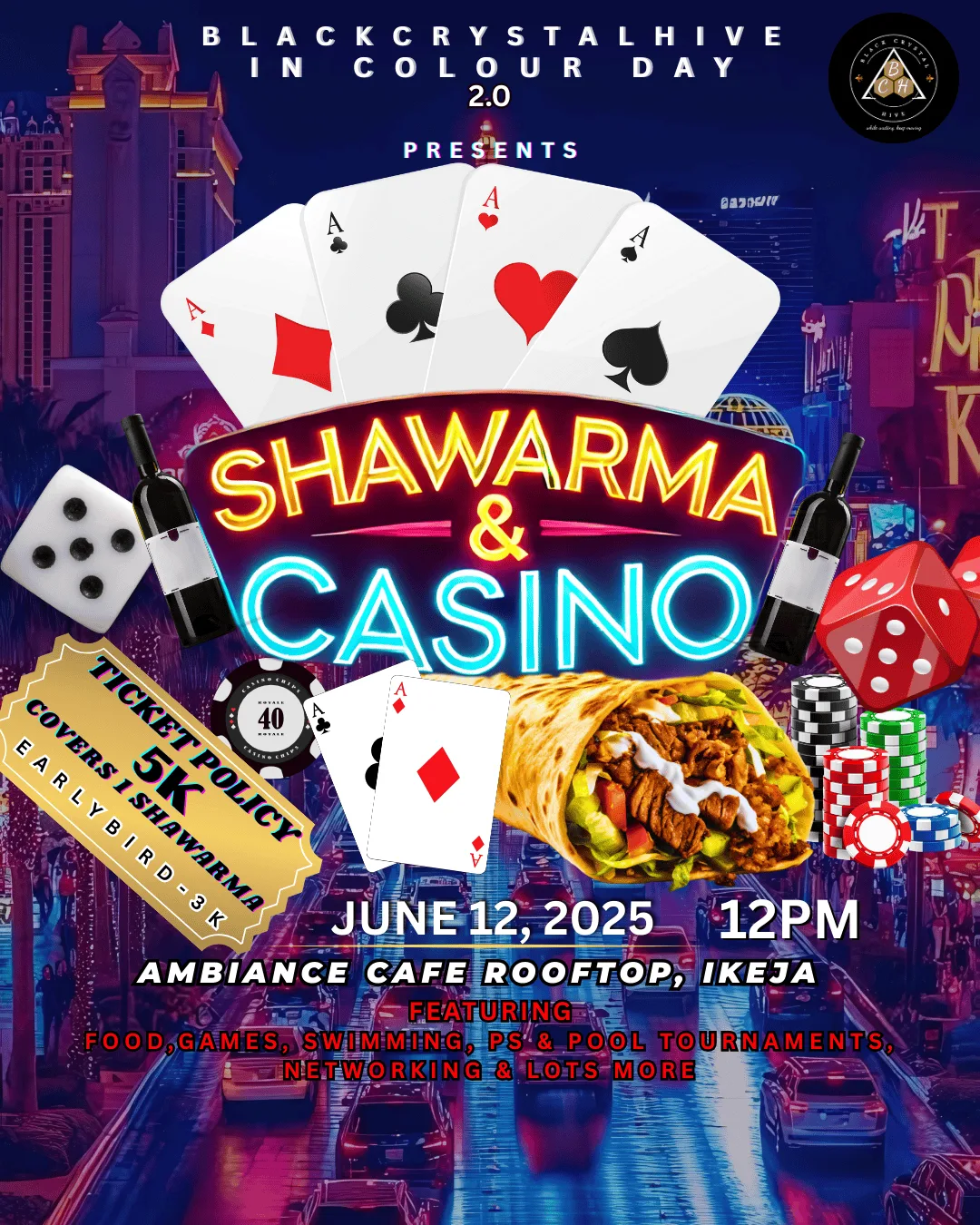 12 Jun. 2025, Shawarma & Casino