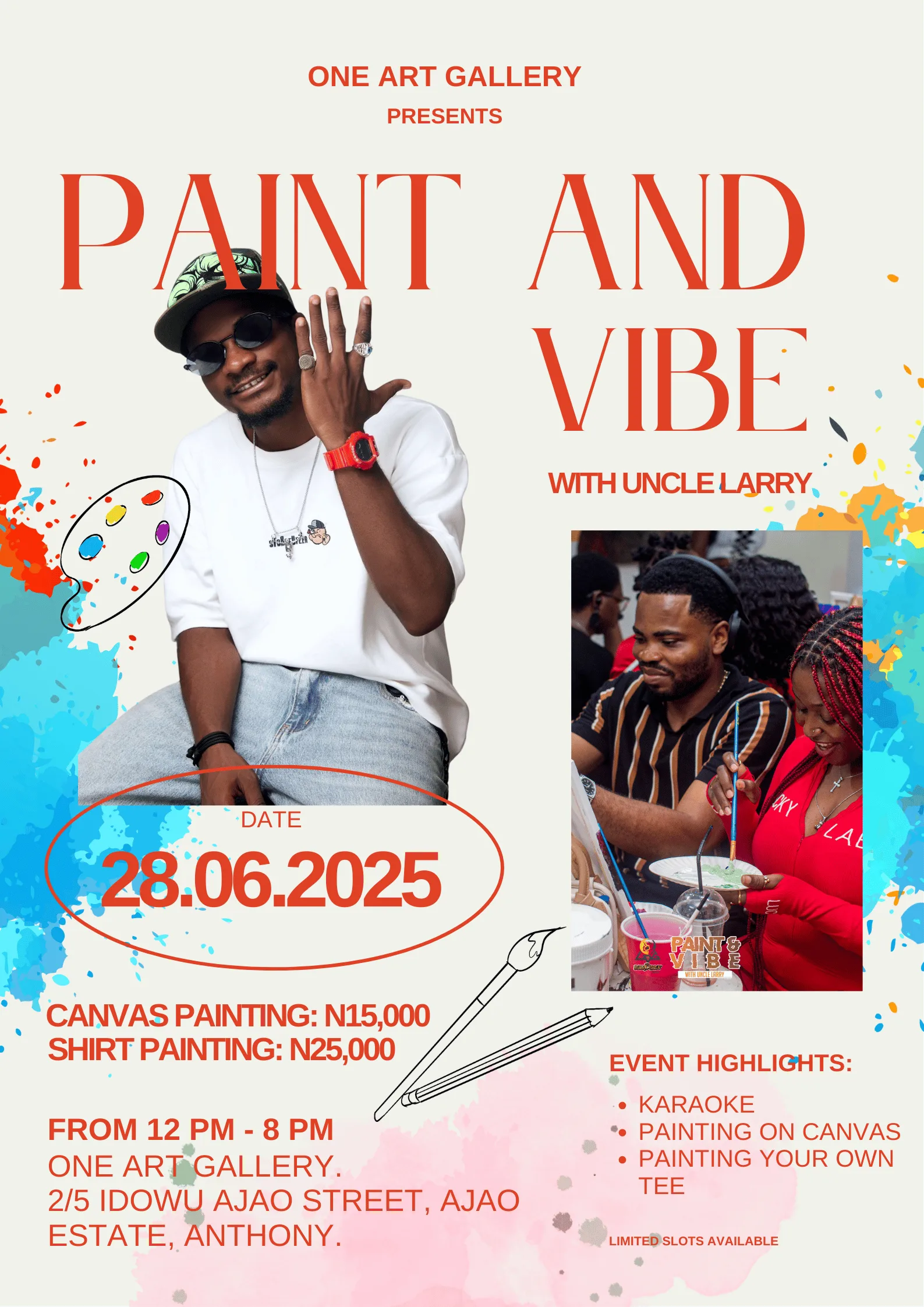 28 Jun. 2025, Paint And Vibe WIth Uncle Larry