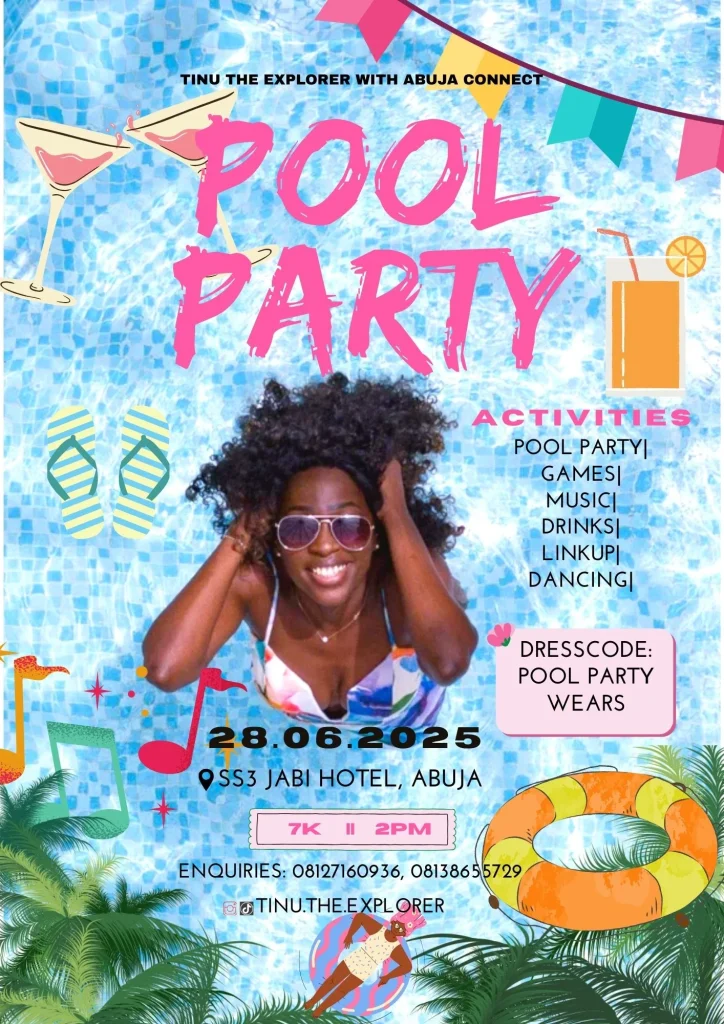 28 Jun. 2025, Pool Party – Abuja