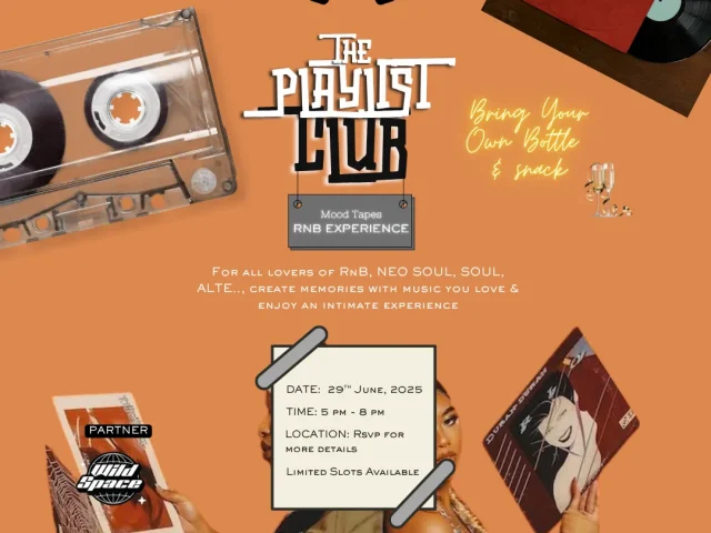 29 Jun. 2025, The Playlist Club: Mood Tapes RNB Experience