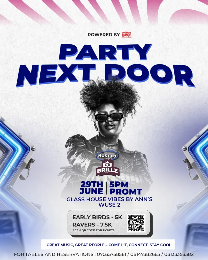 29 Jun. 2025, Party Next Door – Abuja