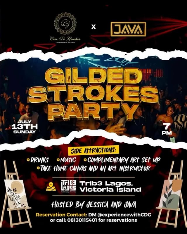 Gilded Strokes Party