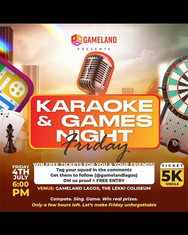 Karaoke & Games Night Friday