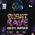 26 Jul. 2025, Silent Rave With DJ Avatar