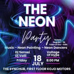 18 Jul. 2025, The Neon Party – Abuja
