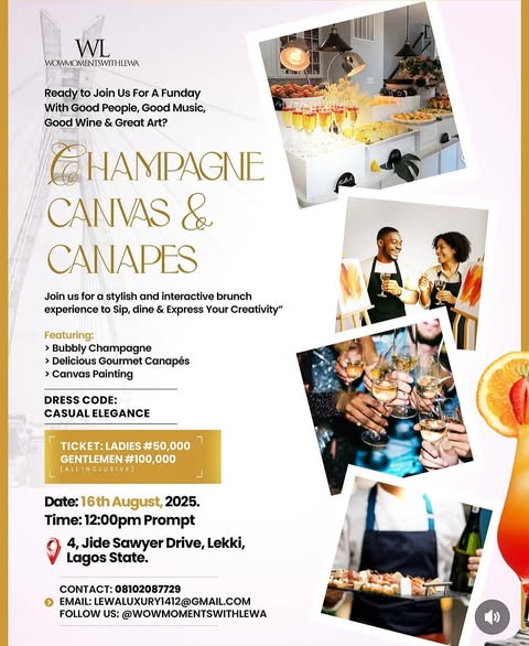 Champagne Canvas & Canapes
