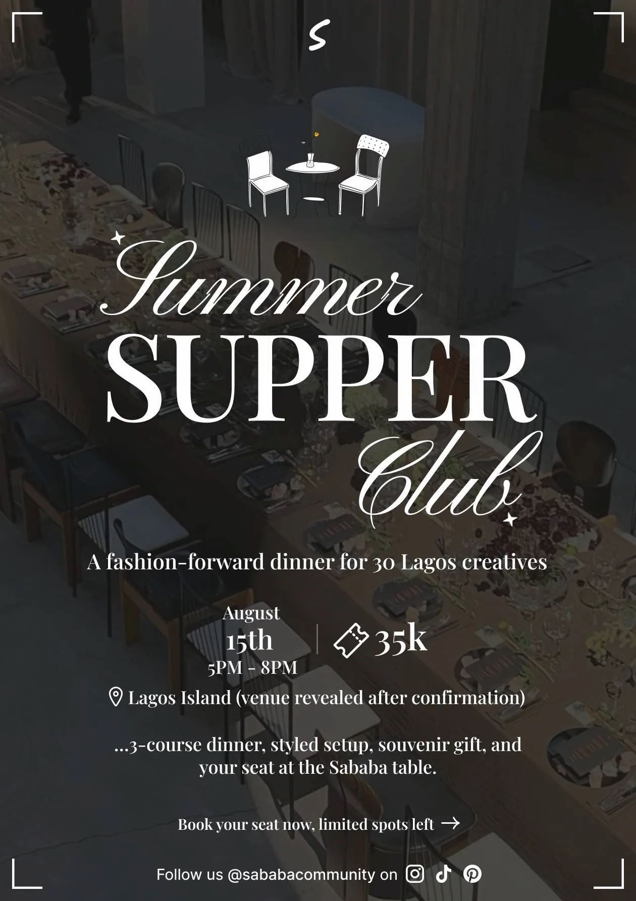 15 Aug. 2025, Summer Supper Club