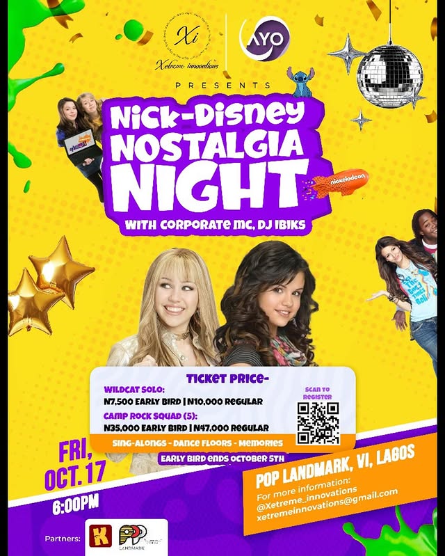 17 Oct. 2025, Nick-Disney Nostalgia Night