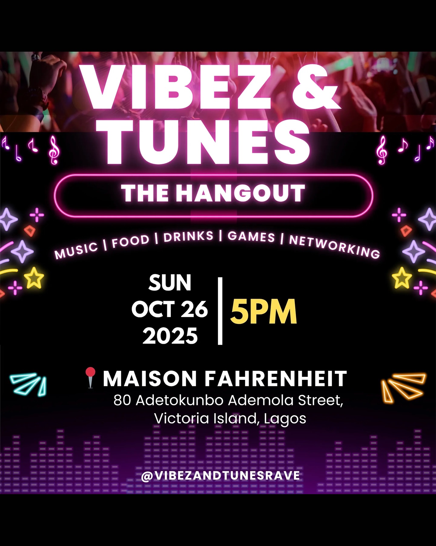 26 Oct. 2025, Vibes & Tunes: The Hangout