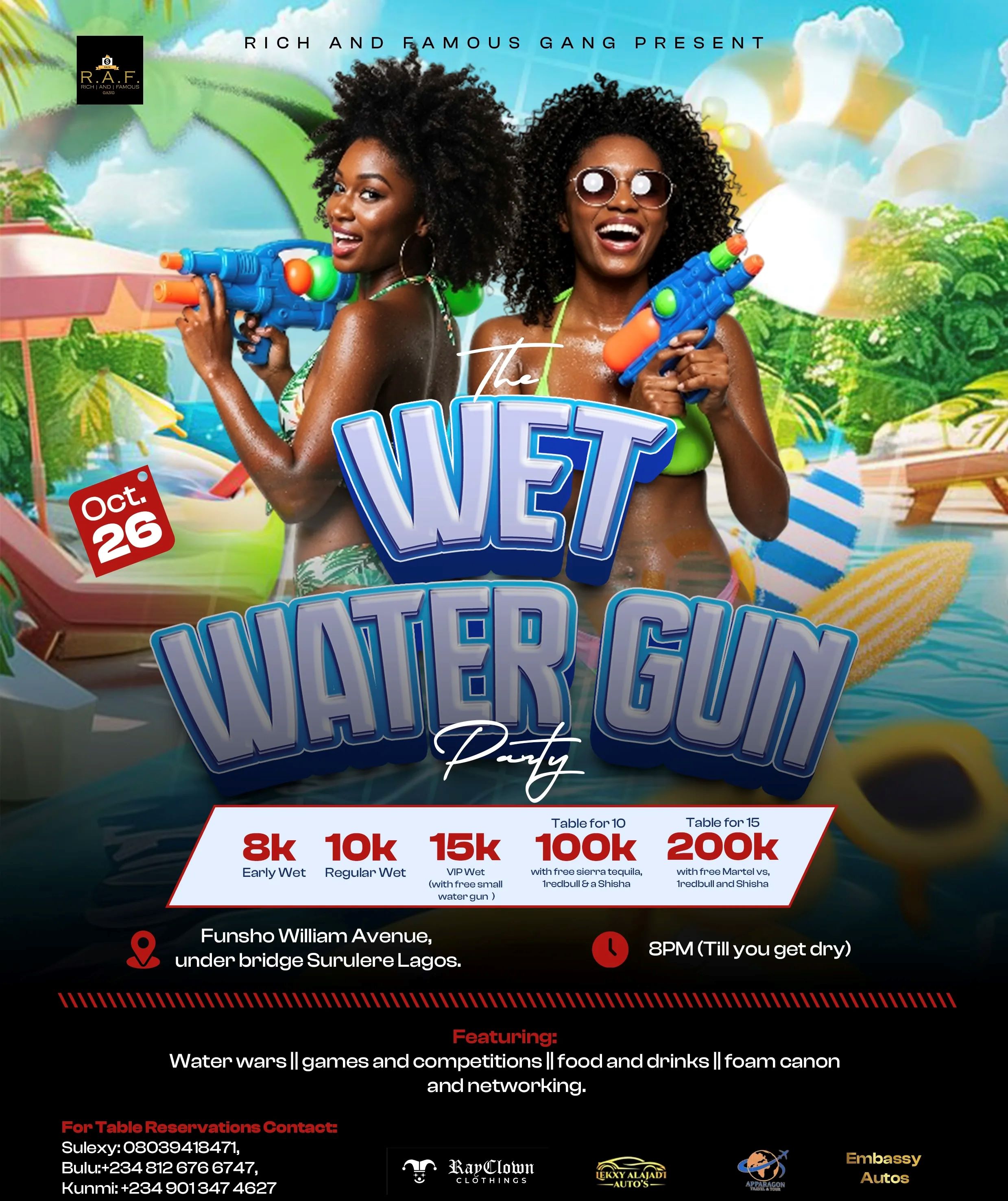 26 Oct. 2025, Wet Water Gun Party