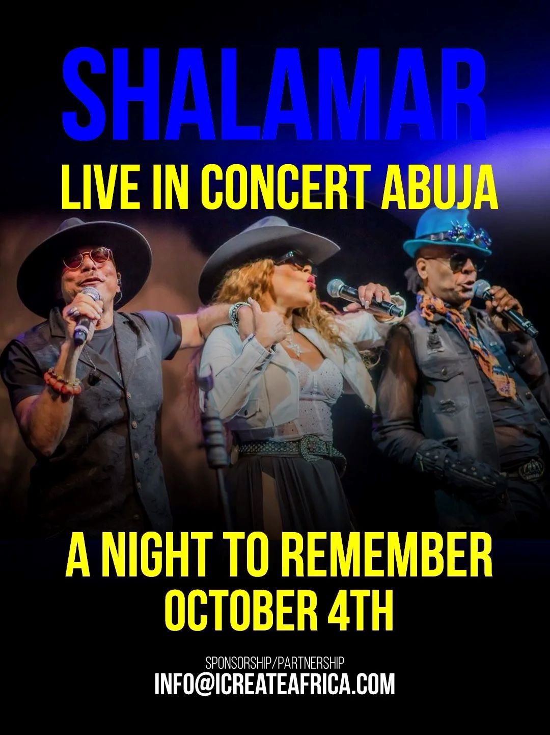 04 Oct. 2025, Shalamar Live in Concert – Abuja