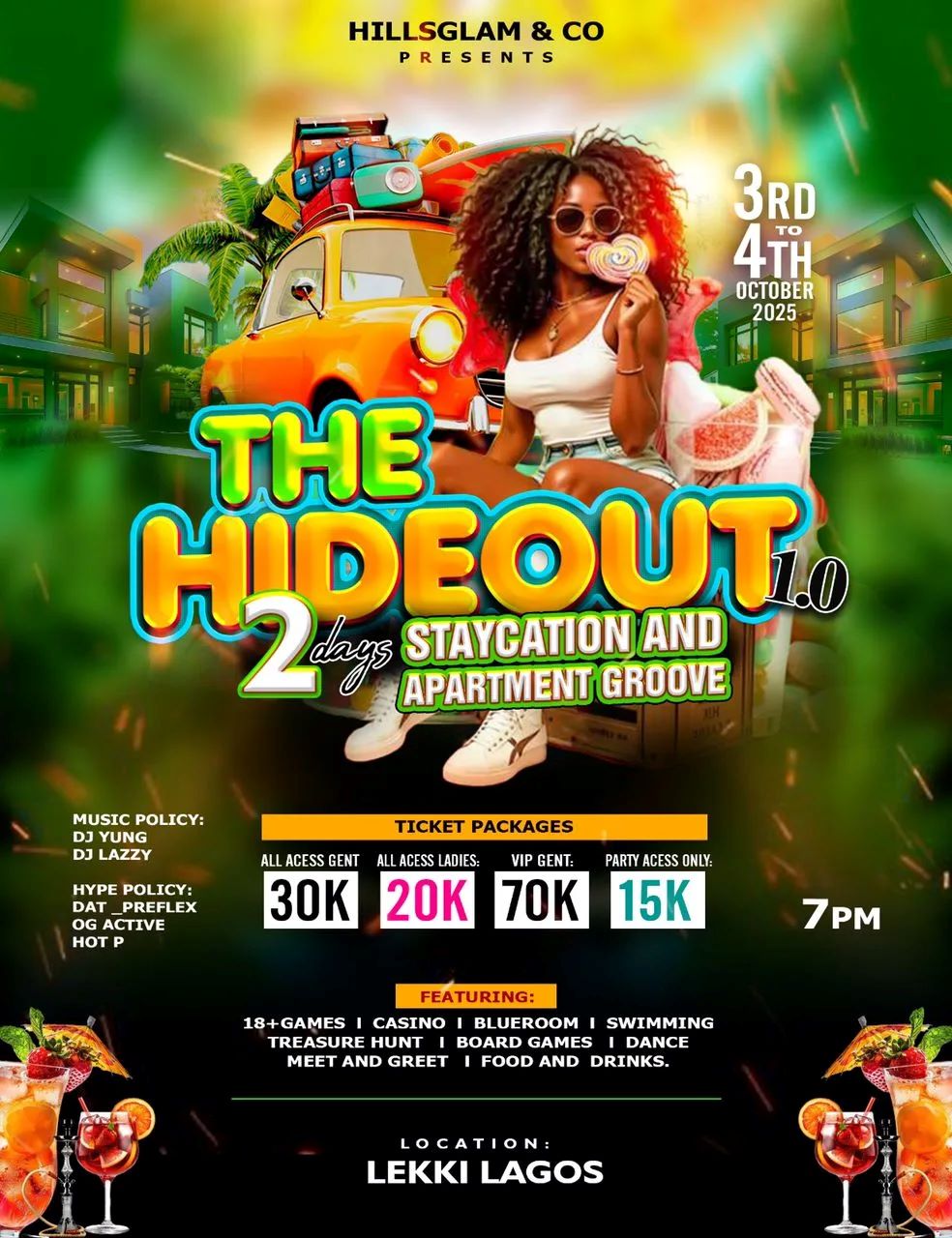 03 – 04 Oct. 2025, The Hideout 1.0