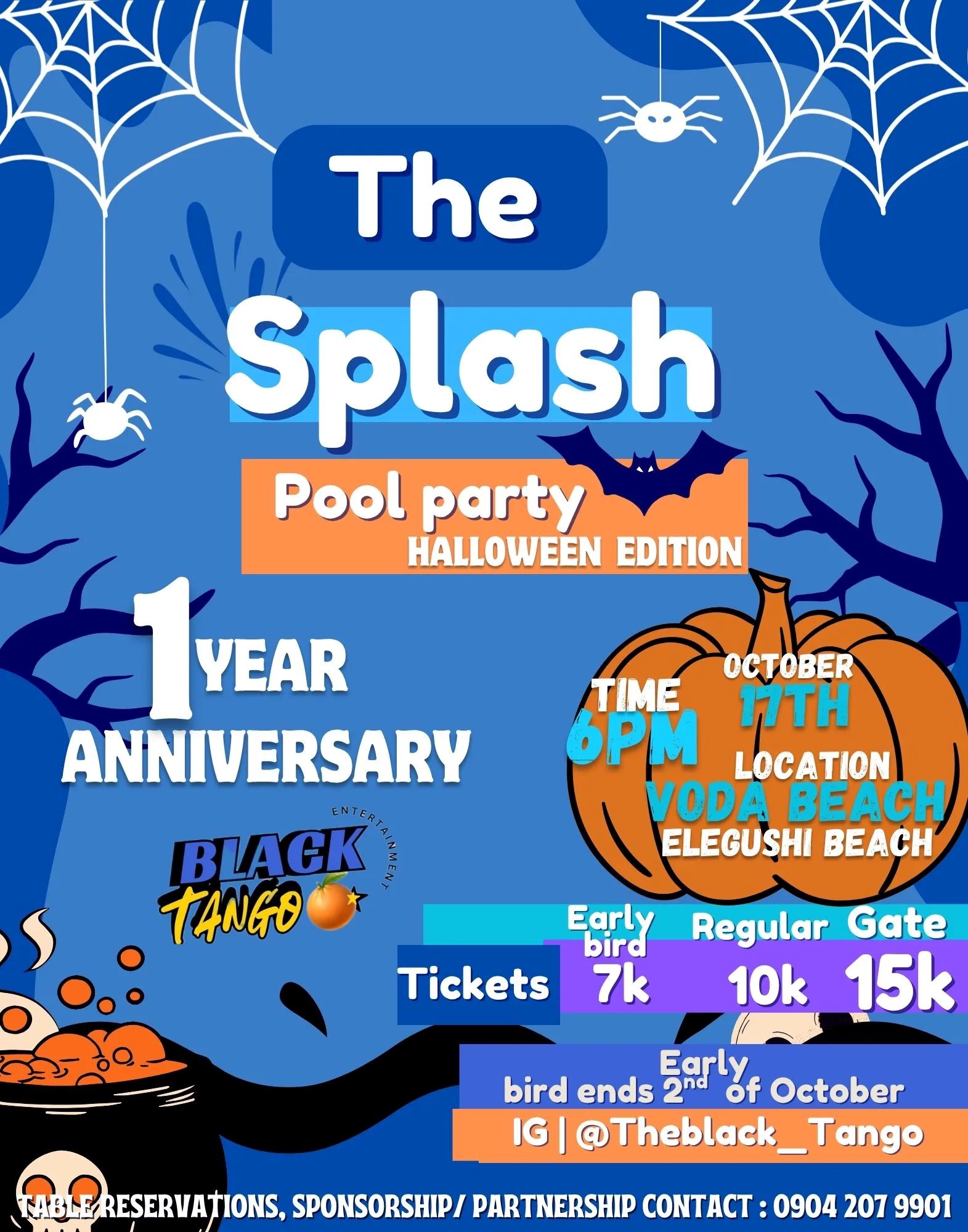 17 Oct. 2025, The Splash Pool Party: Halloween Edition