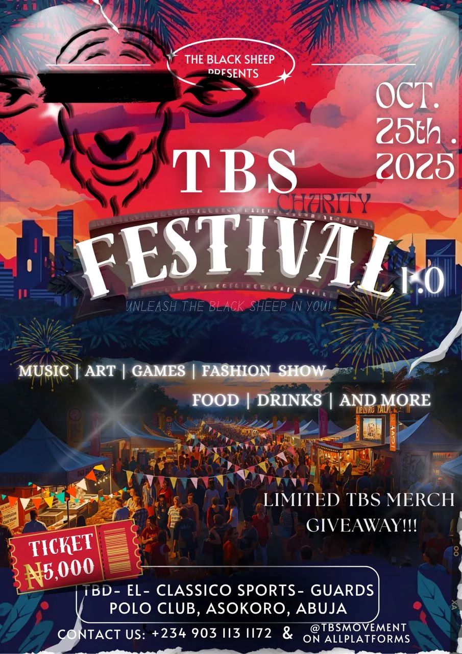 25 Oct. 2025, TBS Festival 1.0 – Abuja
