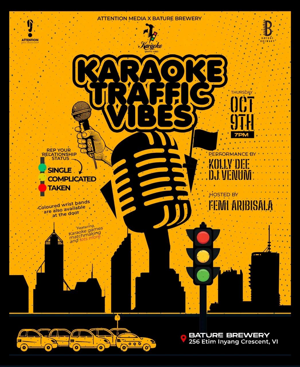 9 Oct. 2025, Karaoke Traffic Vibes