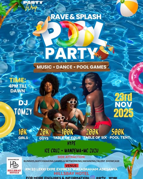 Rave & Splash Pool Party