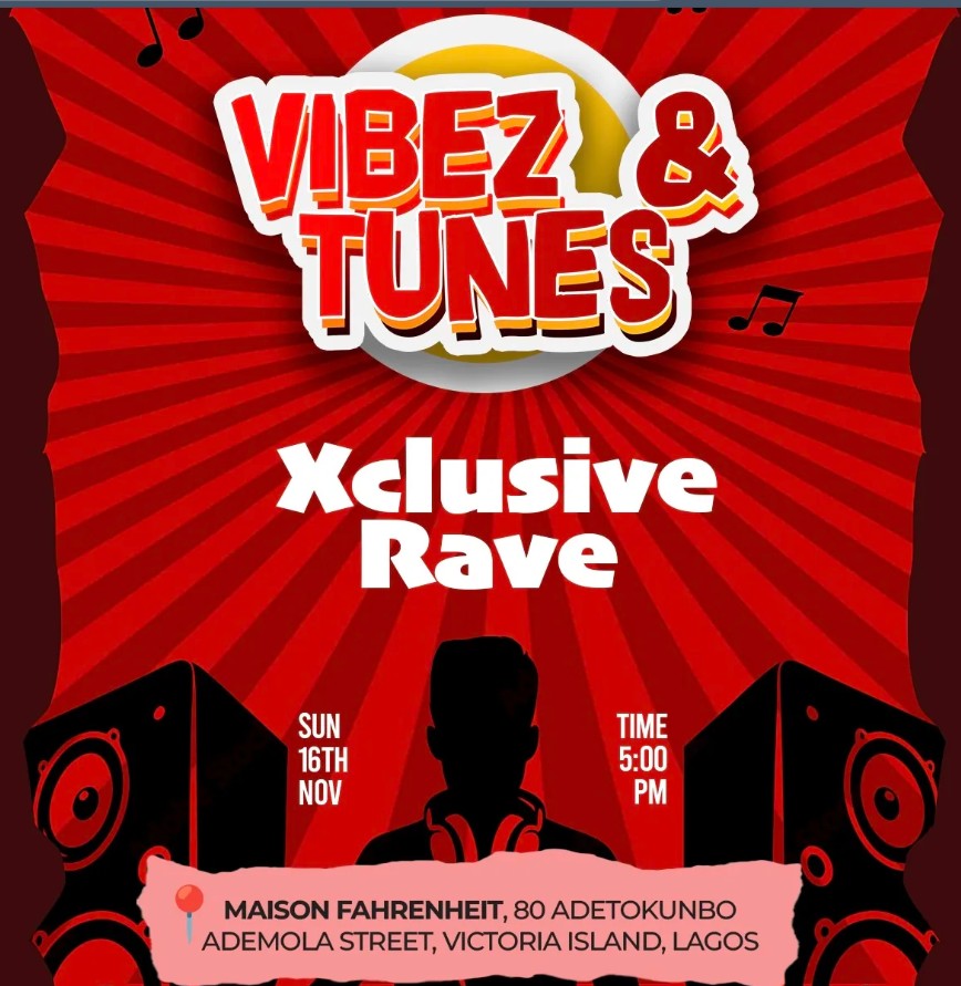 16 Nov. 2025, Vibez & Tunes Xclusive Rave