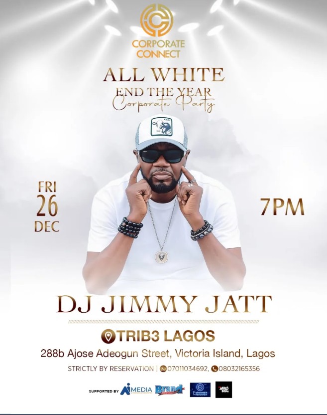 All White End Year Corporate Party
