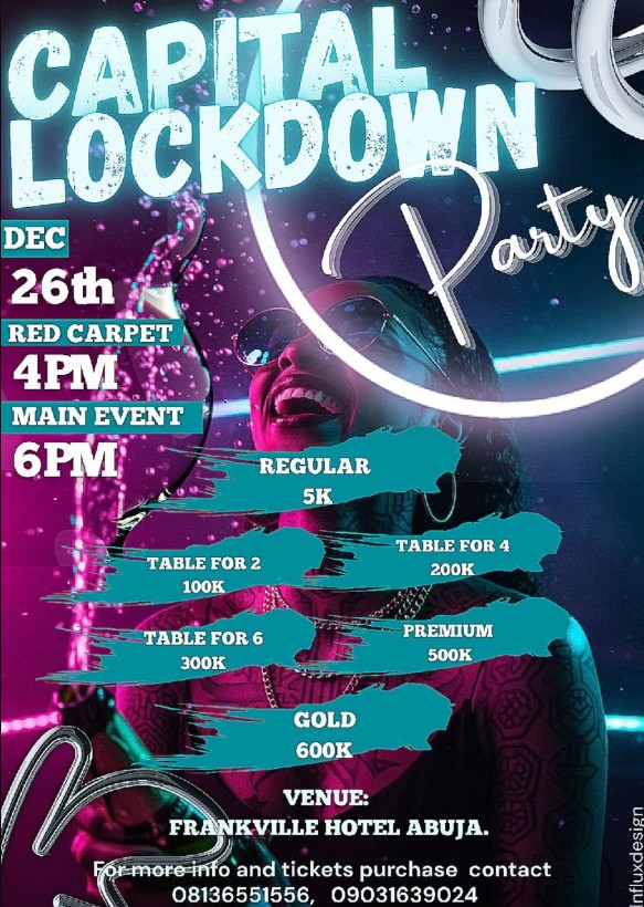 Capital Lockdown Party