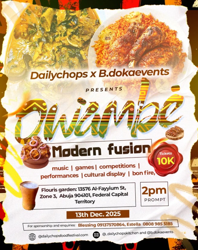 13 Dec. 2025, Owambe: Modern Fusion – Abuja