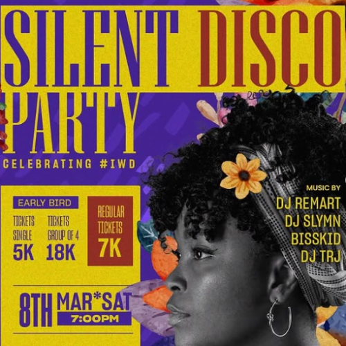 08 Mar. 2025, Silent Disco Party: Celebrating IWD