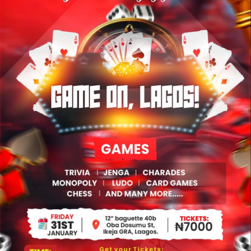 31 Jan. 2025, Games On Lagos