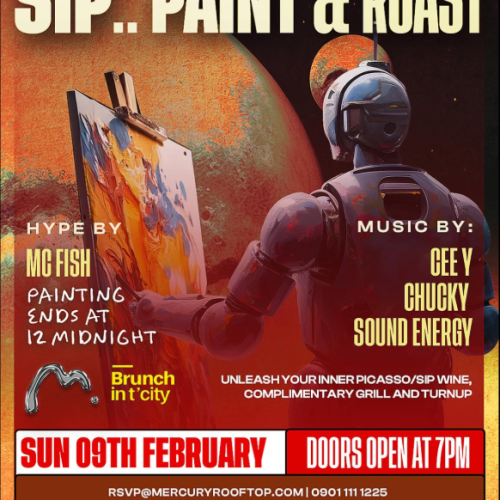 09 Feb. 2025, Sip. Paint & Roast