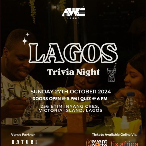 27 Oct. 2024, Lagos Trivia Night