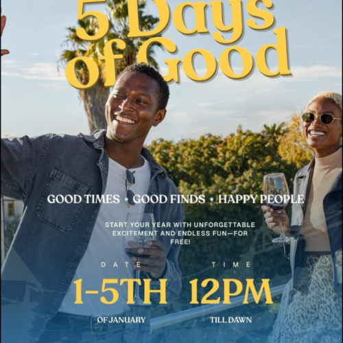 01 – 05 Jan. 2025, 5 Days of Good