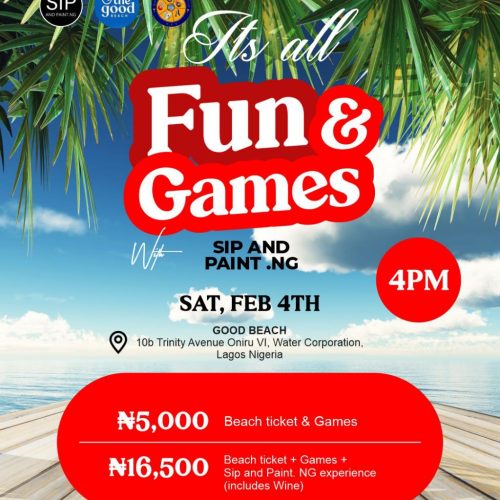 04 Feb. 2023, Sip And Paint . NG In Lagos