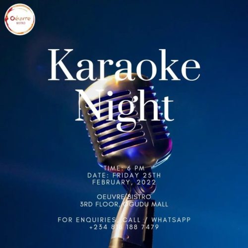 25 Feb. 2022, Karaoke Night