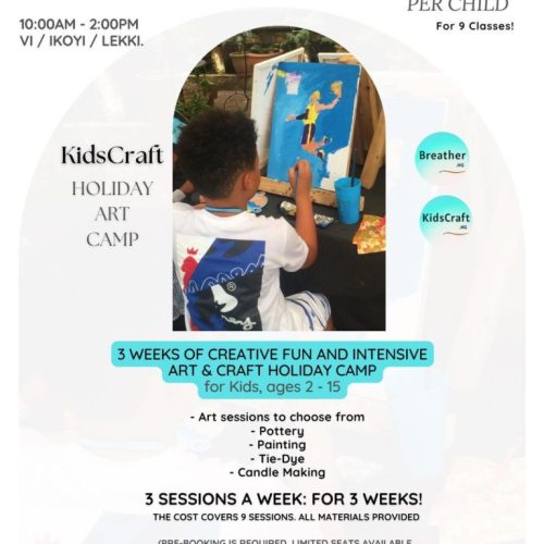 11 – 30 Apr. 2022, KidsCraft Holiday Art Camp