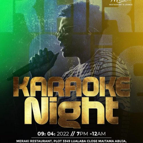 09 Apr.2022, Karaoke Night – Abuja