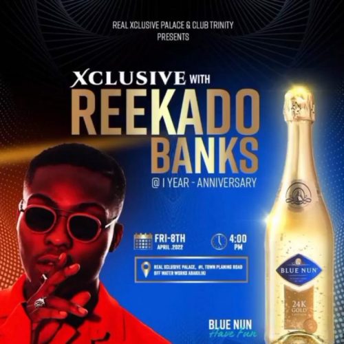 08 Apr. 2022, Xclusive with Reekado Banks – Abakaliki