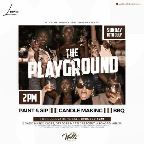 10 Jul. 2022,  The Playground – Abuja