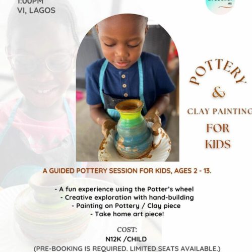 27 Aug.. 2022, Pottery & Clay Painting for Kids