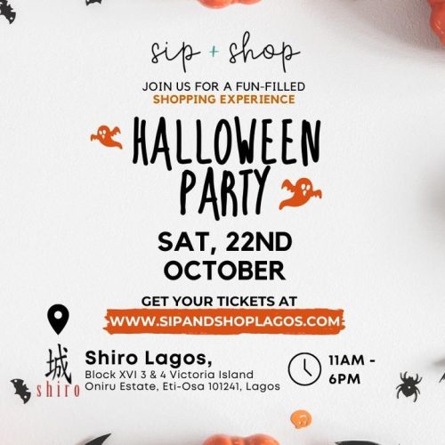 22 Oct. 2022, Sip + Shop Halloween Party