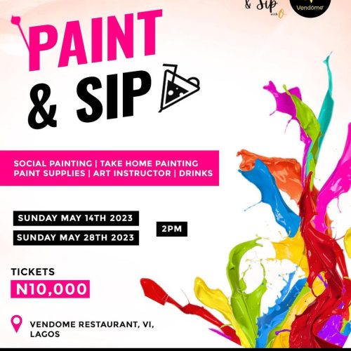 28 May. 2023, Paint & Sip