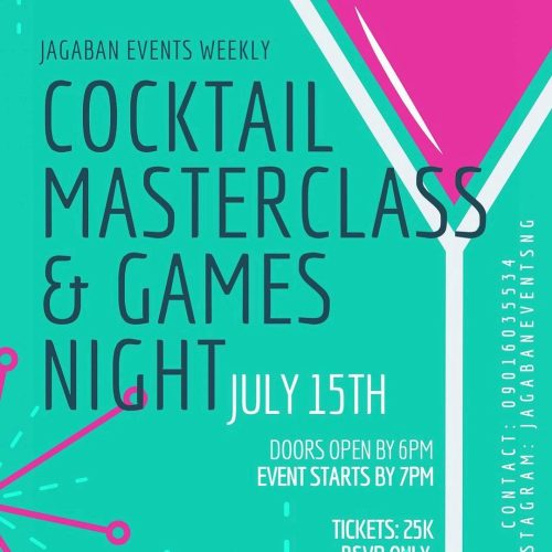 15 Jul. 2023, Cocktail Masterclass & Games Night