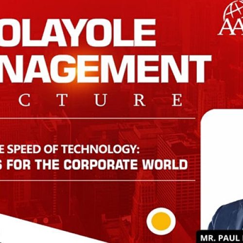 24 Sep. 2020, 36th Omolayole Management Lecture