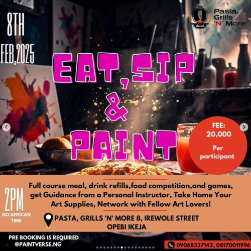 08 Feb. 2025, Eat, Sip & Paint