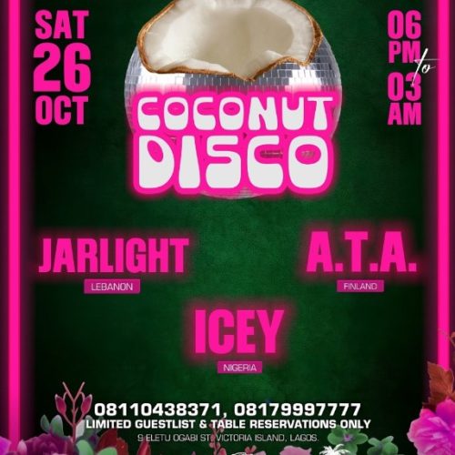 26 Oct. 2024, Coconut Disco