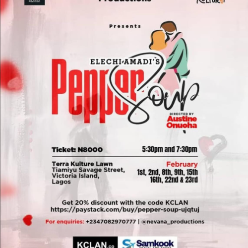 01 – 23 Feb. 2025, Elechi Amadi’s Pepper Soup