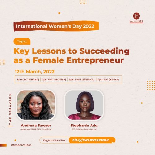 12 Mar. 2022, Key Lessons to Succeeding as a Female Entrepreneur