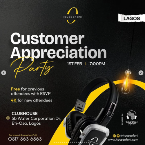 01 Feb. 2025, Customer Appreciation Party