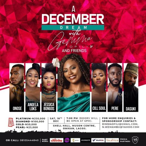 18 Dec. 2021, A December of Dreams with Gemma Ofili and Friends