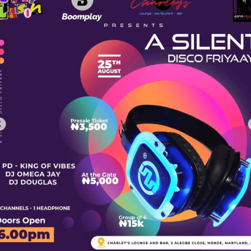 25 Aug. 2023, A Silent Disco Friyaay