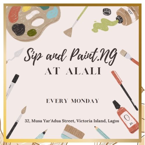 27 Mar. 2023, Sip & Paint.ng at Alali